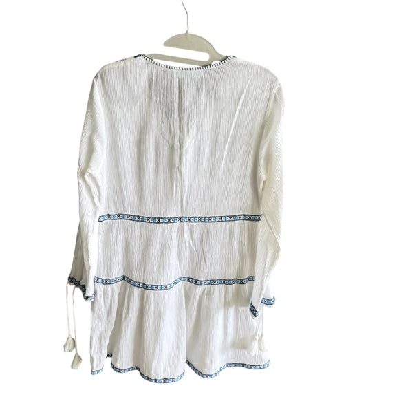 MELISSA ODABASH MILLIE WHITE DRESS Lace-Up Mini - Picture 12 of 13